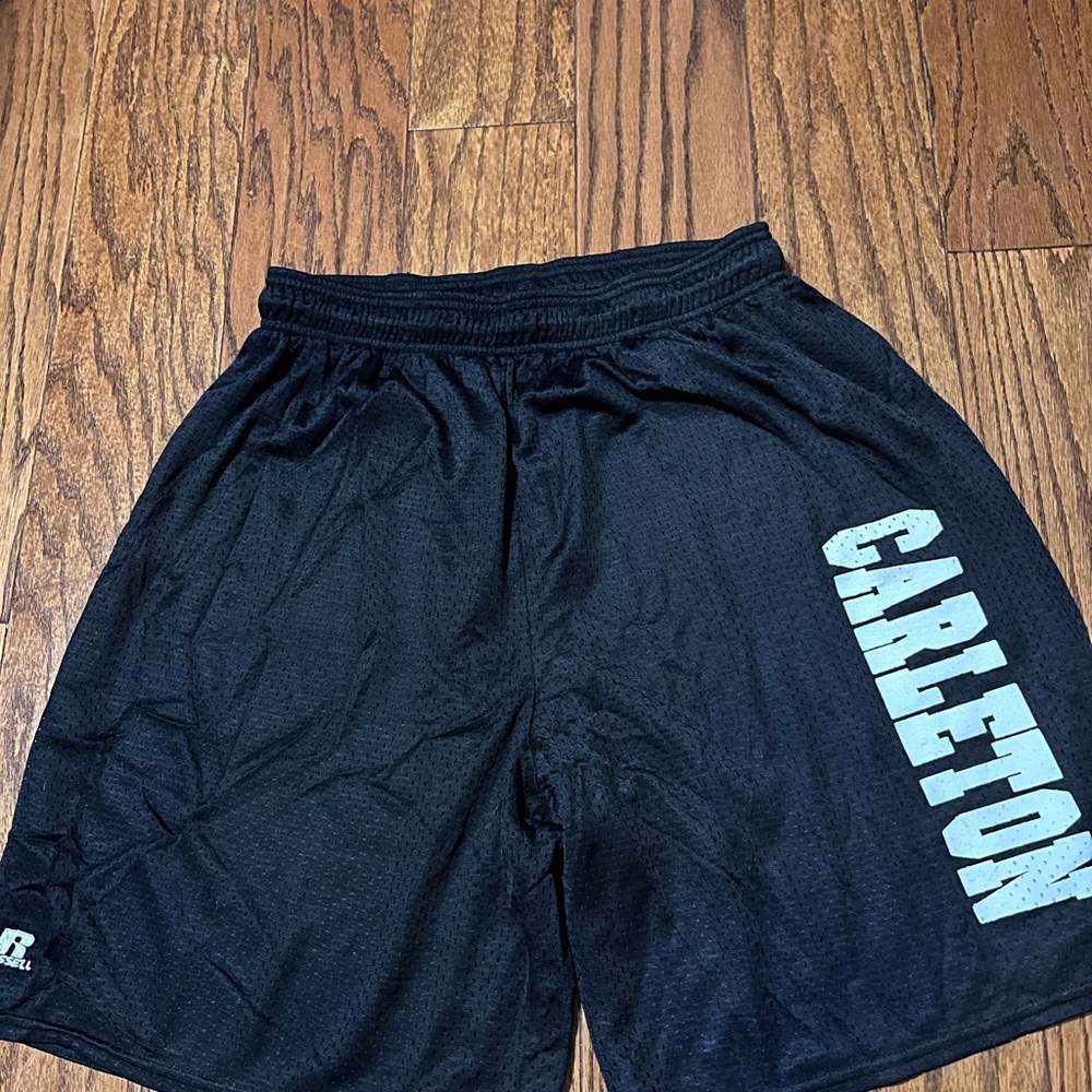 Carleton University Russell Black Athletic Men’s Mesh Shorts